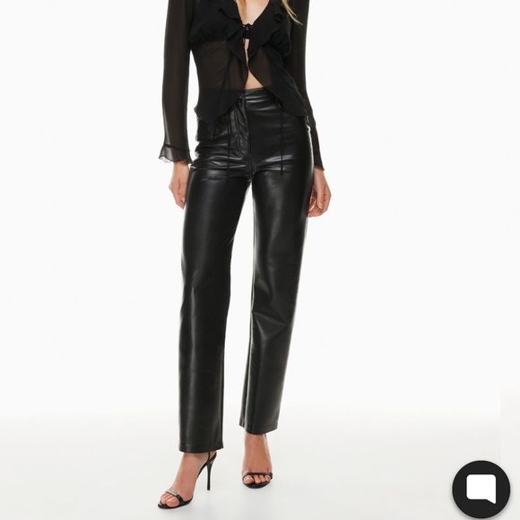 Aritizia Wilfred Melina Vegan Leather Pants 🖤 - Picture 1 of 6